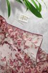 Aqa Soft Dijital Desenli Eşarp_Bordo