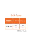 Aqua Soft Çerçeve Çiçek  Şal_Kahve