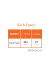 Aqua Soft Çiçek Yaprak Şal_Bej