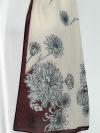 Aqua Soft Desenli Şal_Bordo