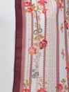 Aqua Soft Bahar Desenli Şal_Mürdüm