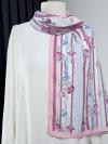 Aqua Soft Bahar Desenli Şal_Pembe