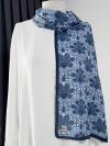 Artemis Desenli Aqua Soft Şal_Lacivert
