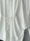 Basic Düğmeli Pantolonlu Çilek Takım_Ekru