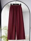 Beli Lastikli Rahat Verev Modal Pantolon_Bordo