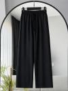 Beli Lastikli Diogonel Modal Pantolon_Siyah