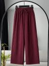 Beli Lastikli Relax Müslin Pantolon_Mürdüm