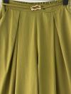 Beli Tokalı Diogonel Tencel Etek Pantolon_Olive