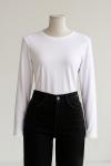 Bisiklet Yaka Battal Vizkon Bady_Beyaz
