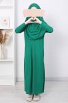 Çantalı Çocuk Namaz Elbisesi_Benetton