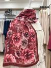 Dijital Soft Gül Bahçesi Desenli Şal_Bordo