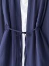 İnce Kuşaklı Çilek Kimono_Lacivert