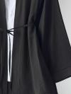 İnce Kuşaklı Çilek Kimono_Siyah