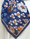 Kır Masalı Desenli Aqua Soft  Eşarp_Laci Kahve