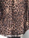 Leopar Desenli Saten Gömlek_Leopar