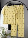 Limon Desenli Pijama Takımı_Sarı
