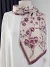 Mimoza Desenli  Aqua Soft  Eşarp_Gül