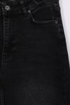 Mom Fit Kesik Paça Kot Pantolon_Antrasit