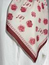Mozaik Desenli Aqua Soft  Eşarp_Bordo