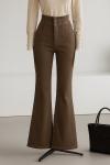 Pensli İspanyol Kot Pantalon_Toprak