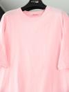 Sıfır Yaka Basıc T-Shirt_Pembe