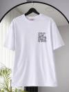 Stay In Slow Baskılı T-Shirt_Beyaz