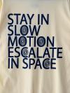 Stay In Slow Baskılı T-Shirt_Sarı