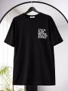 Stay In Slow Baskılı T-Shirt_Siyah
