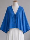 Tek Bağlamalı Kendinden Çizgili Kimono_Saks