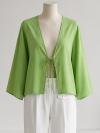 Tek Bağlamalı Basic Kimono_Fıstık