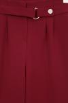 Tokalı Çıtçıtlı Double Pantolon_Bordo
