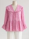 Üç Bağlamalı Püsküllü Kimono_Pembe