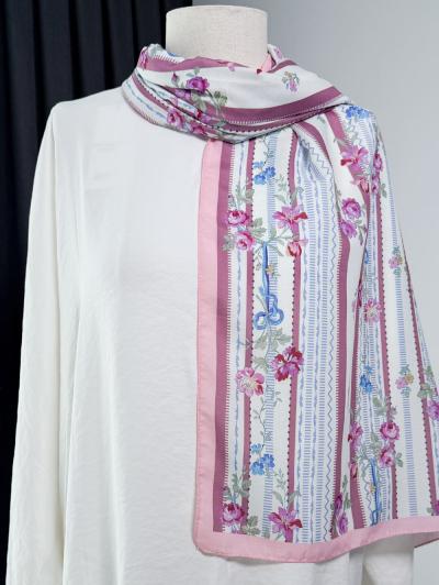 Aqua Soft Bahar Desenli Şal_Pembe