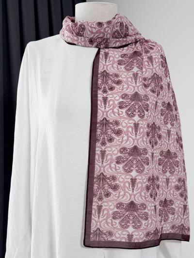 Artemis Desenli Aqua Soft Şal_Gül