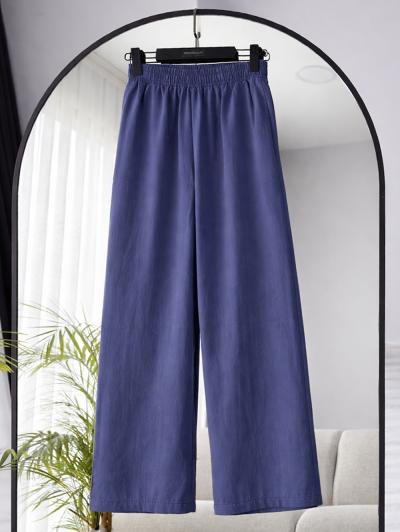 Beli Lastikli Rahat Verev Modal Pantolon_İndigo