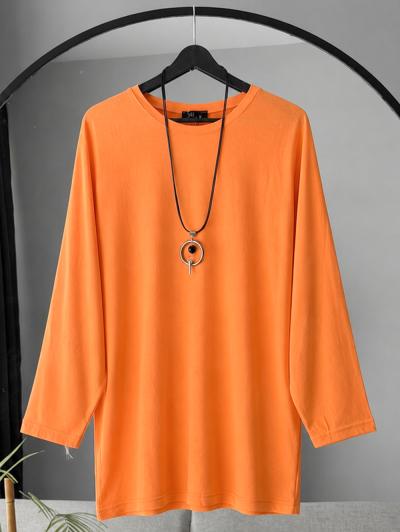 Kolyeli Salaş Kristal Tunik_Orange